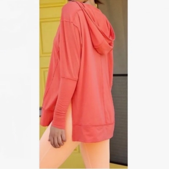 Free People Movement Soul Circle Hooded Long Sleeve Atomic Orange Small NWOT - Picture 13 of 13